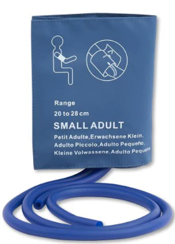 Small Adult TwoTube Reusable NIBP Cuff 20.5-28cm