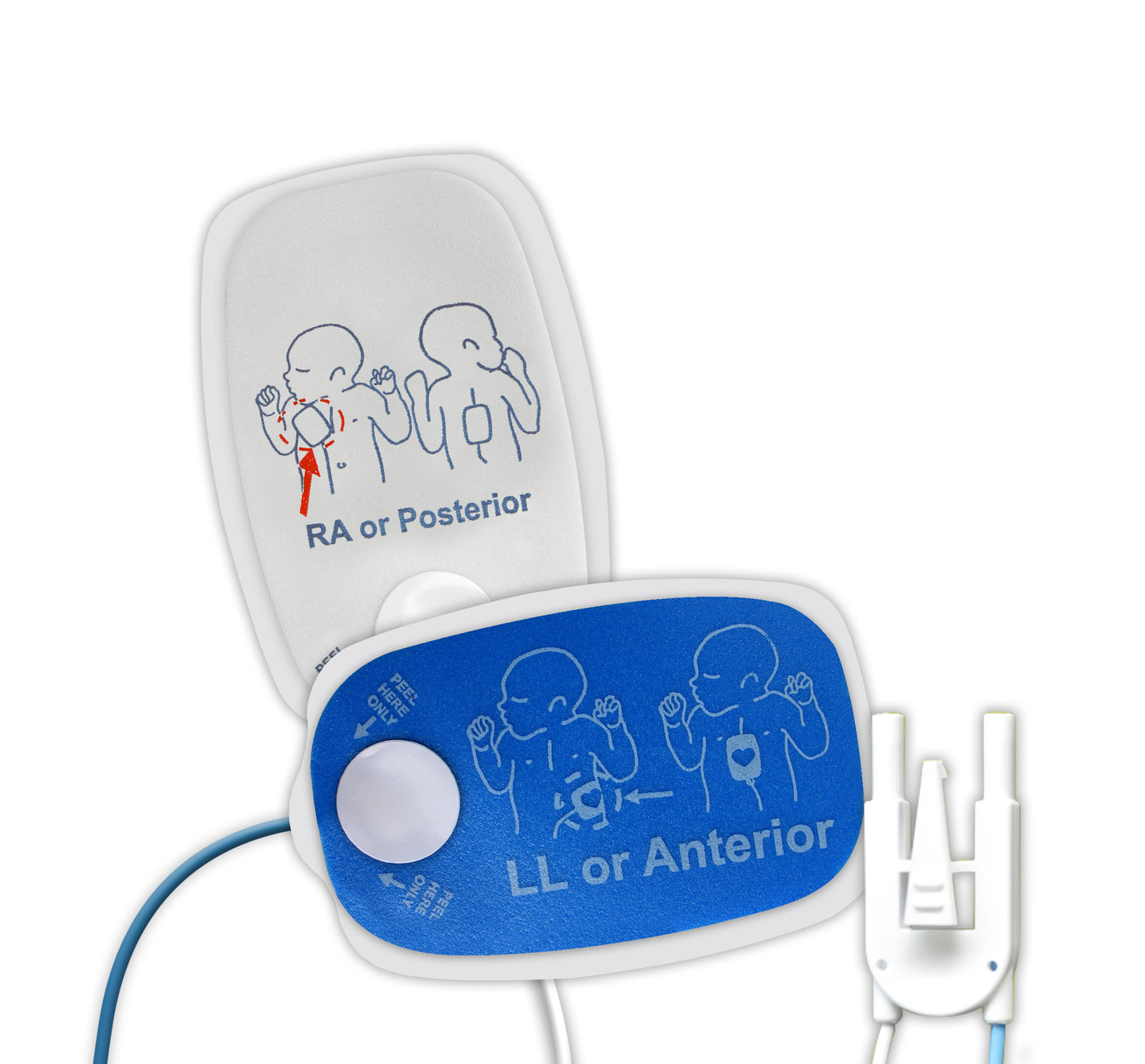 Pediatric Zoll Compatible Quick-Combo Defibrillation Pads