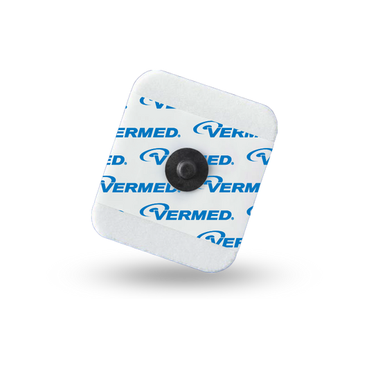 Snap ECG Electrode for General Use, Rectangular Polyethylene Foam (QTY: 500)