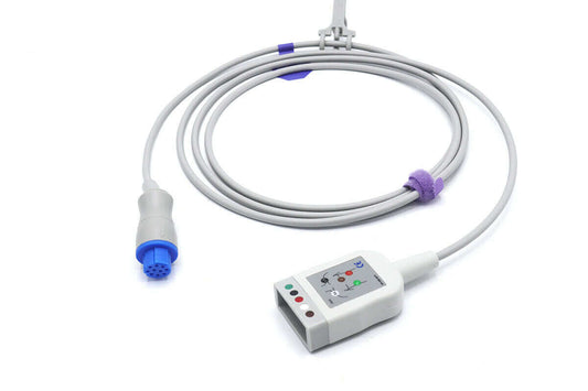 Datex Ohmeda 10 Pin 5 Leads ECG Trunk Cable Cardiocap 5