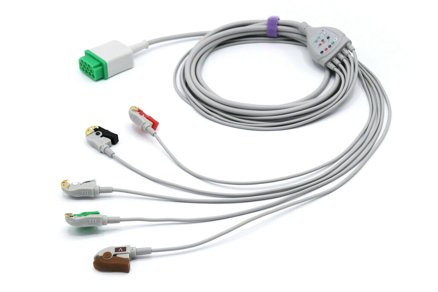 GE Healthcare Vivid 7 11 Pin 5 Leads Grabber ECG Cable