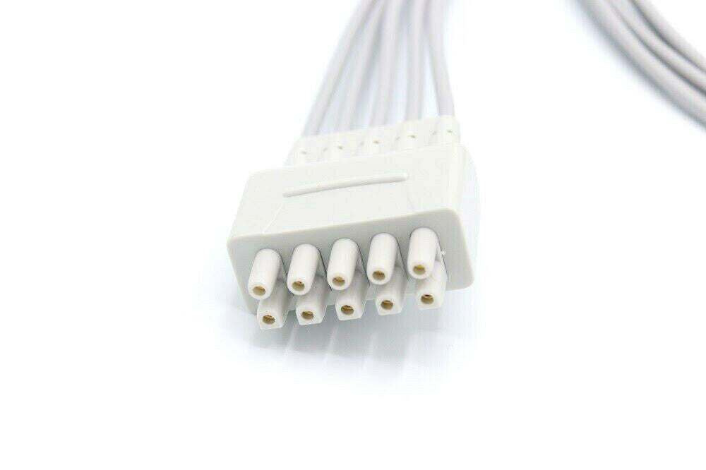 GE Healthcare Vivid 7 Leadwires 5 Leads Snap ECG Cable