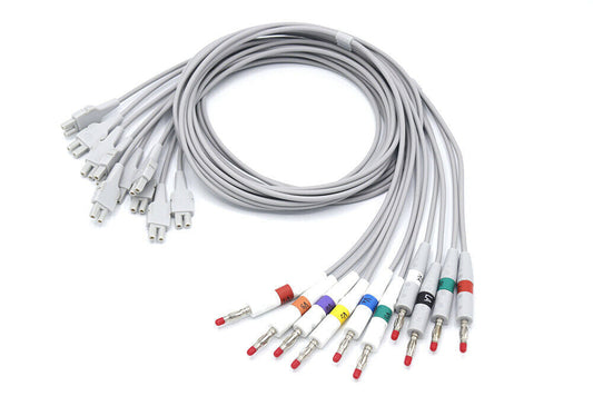 GE Marquette CAM 14 EKG 10 Leads Banana Cable 2016032001