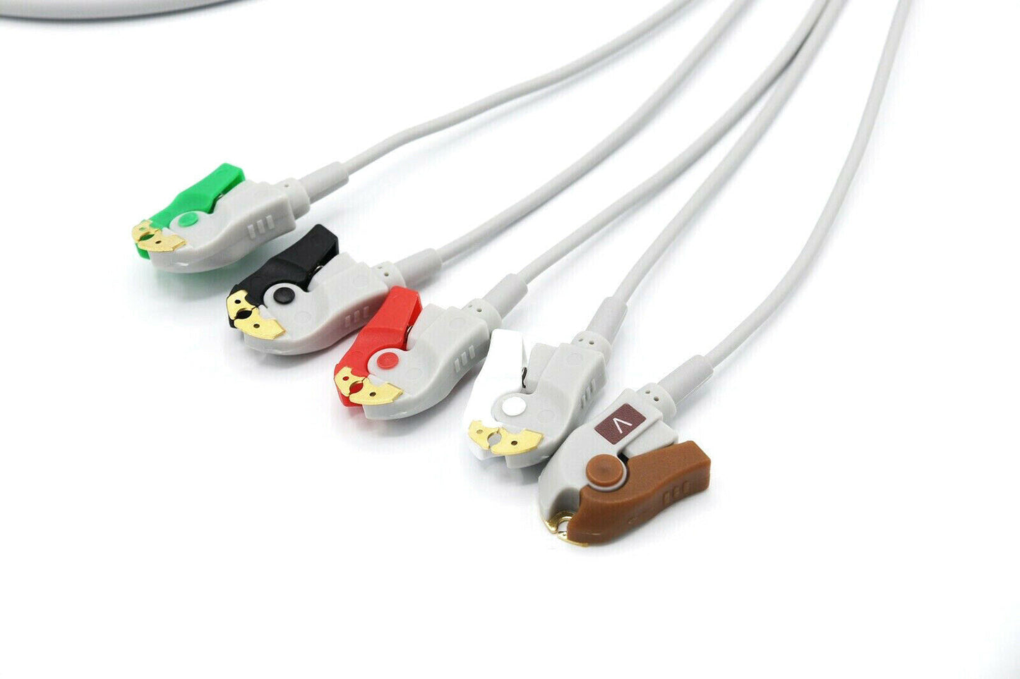 Vivid 7 11 Pin 5 Leads Grabber ECG Cable