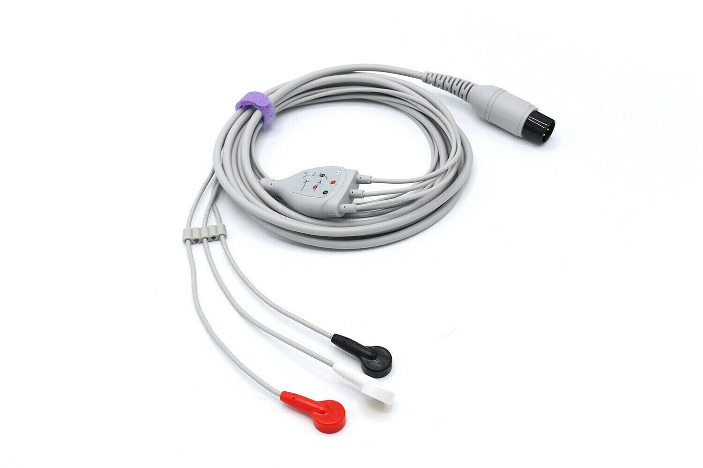 Mindray Passport 6 Pin 3/5 Lead Snap ECG Cable AHA