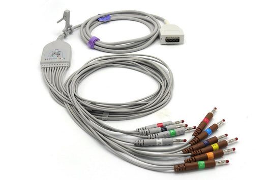 Mortara Burdick EKG Cable 10 Leads Banana 012070000