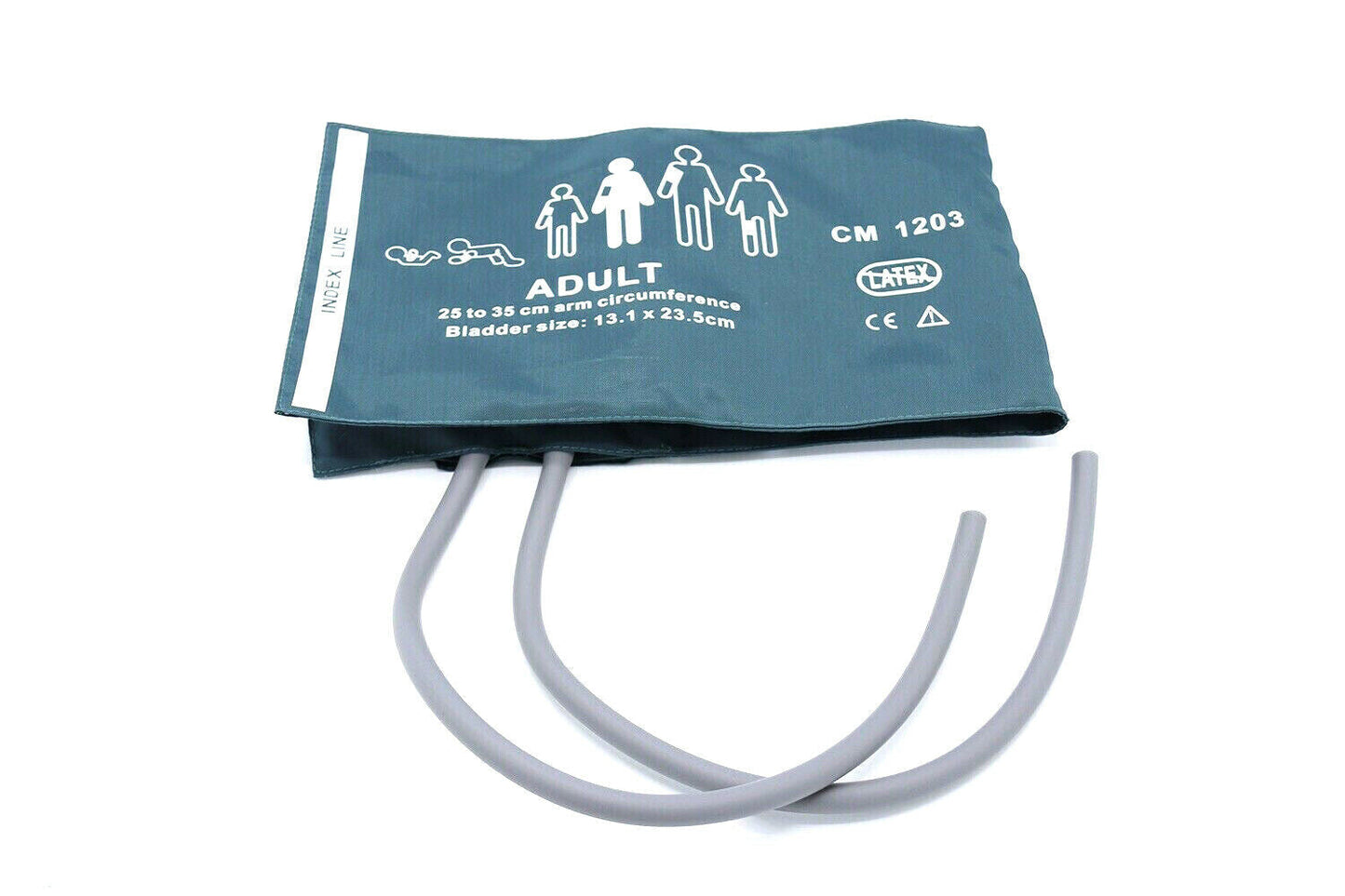 NIBP Cuff Reusable Adult Double Hose 25-35cm