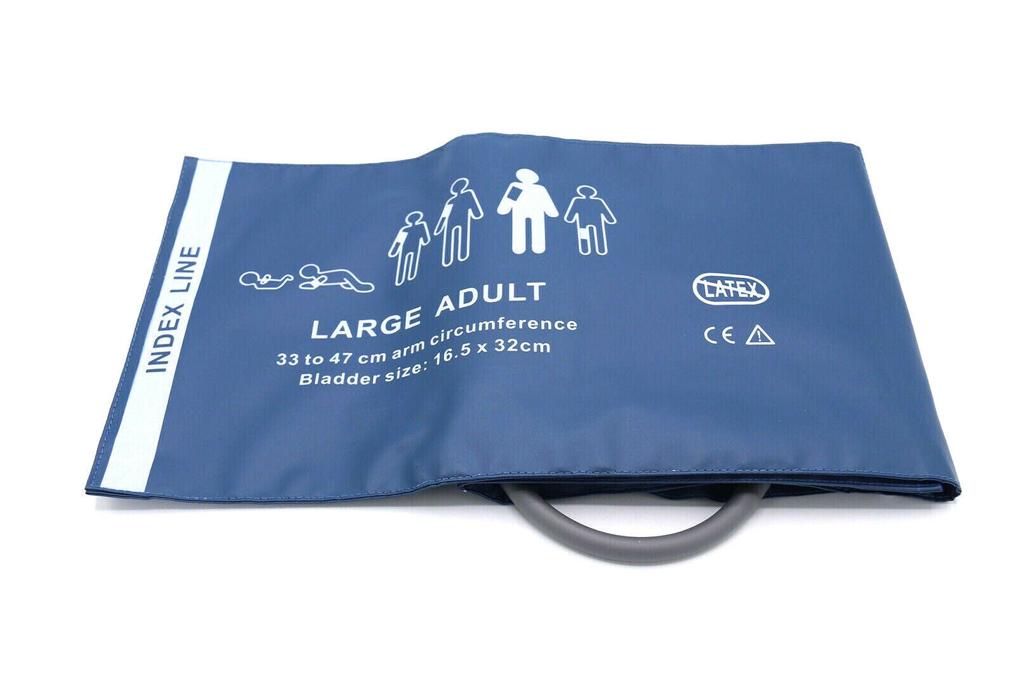 Large Adult Single Tube Reusable NIBP Cuff 33-47cm