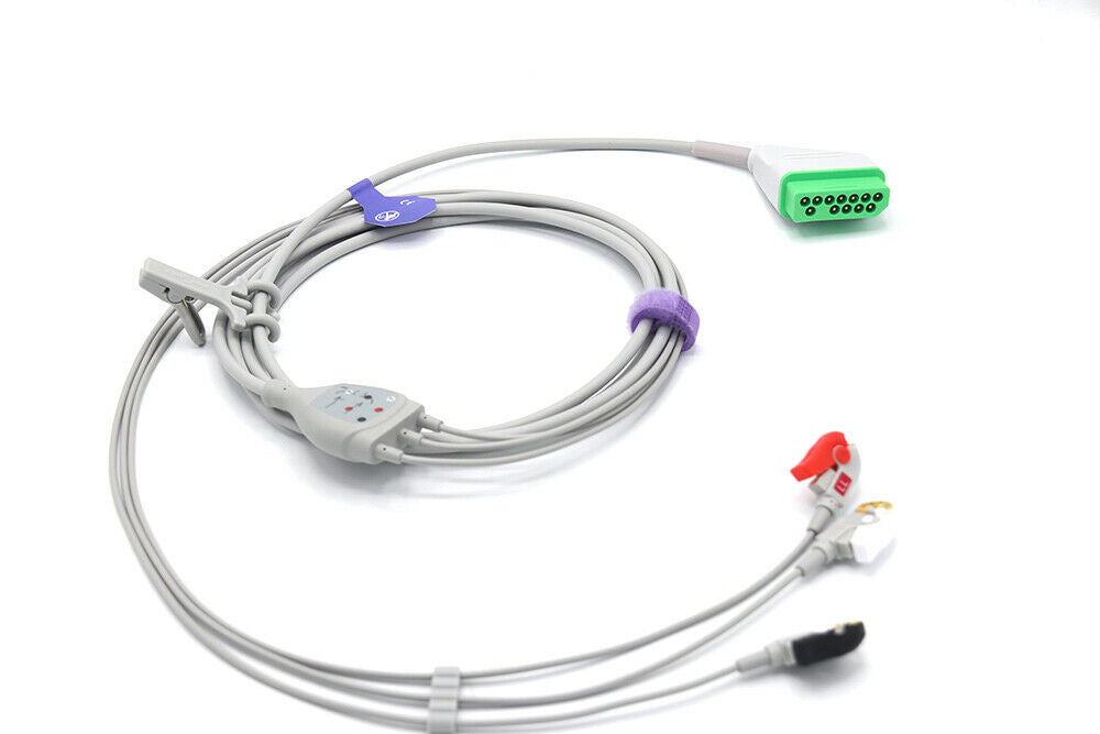 Nihon Kohden Life Scope 3 Lead Compatible ECG Cable Nihon Kohden Life Scope 3 Lead Compatible ECG Cable