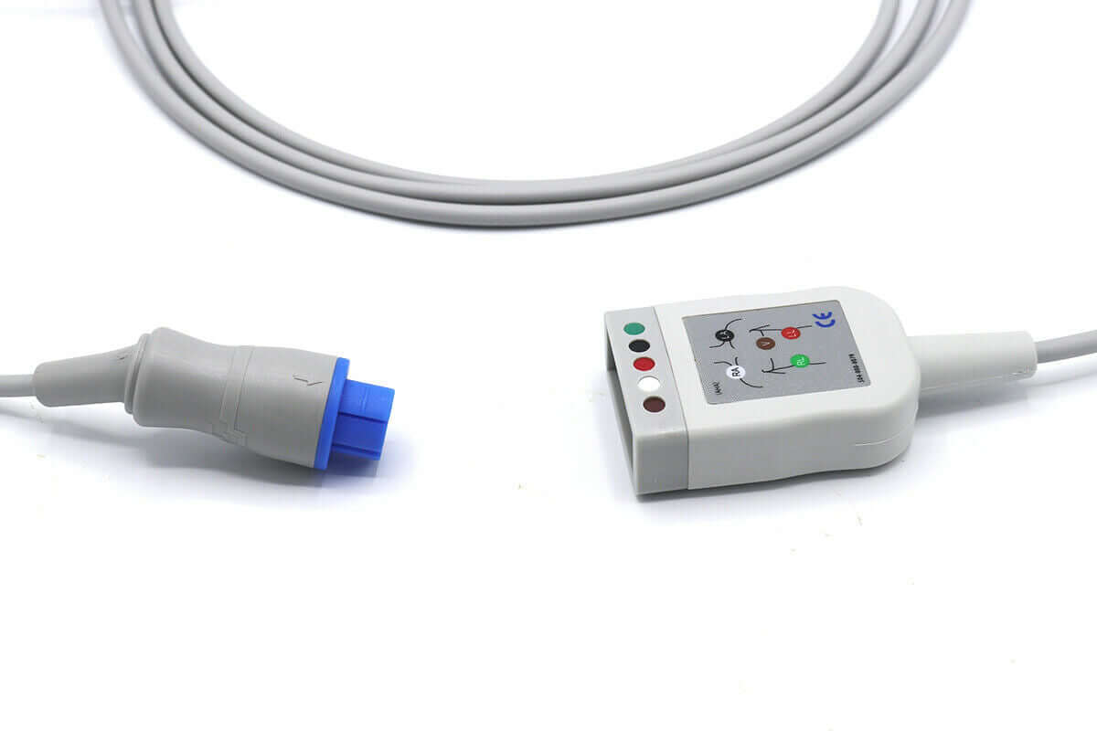 10 Pin 5 Leads ECG Trunk Cable Cardiocap 5