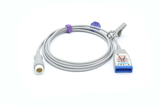 Philips 12 pin 5 Leads ECG EKG Trunk Cable Agilent, Heartstart