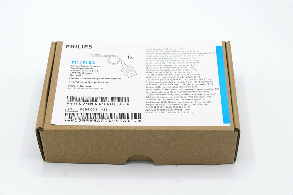 M1191BL Adult Soft SpO2 Sensor Original w/ Packing