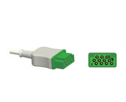 11 pin 3 Leads Snap ECG Cable
