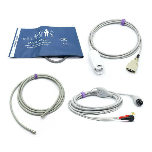 Zoll Accessories Bundle - Cuff, Hose, SpO2 Masimo, ECG