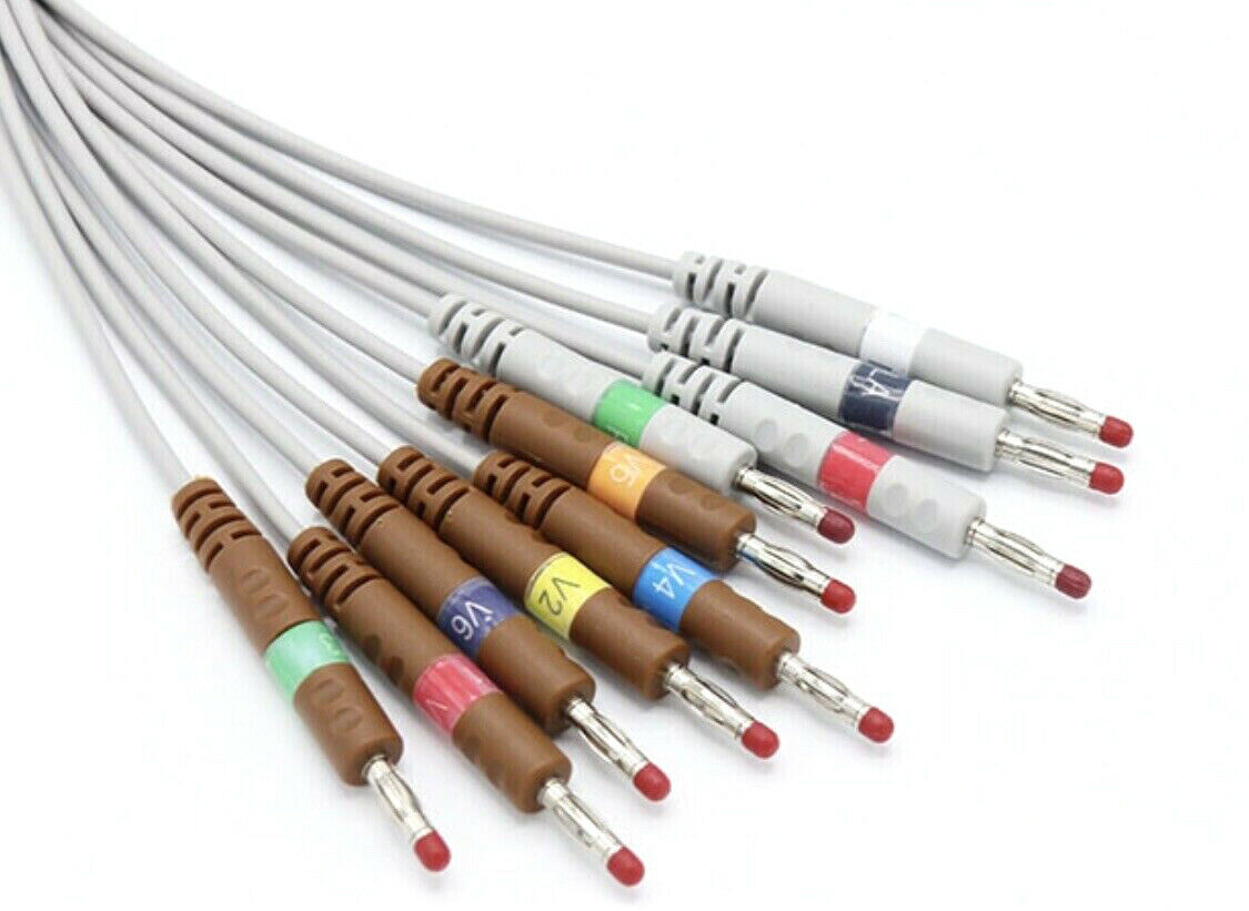 GE Marquette MAC 1200/1200ST 12 Lead EKG Cable AHA