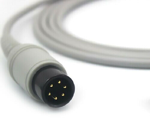 Datascope 0131000079 ECG Cable 6 Pin 3 Lead Snap AHA