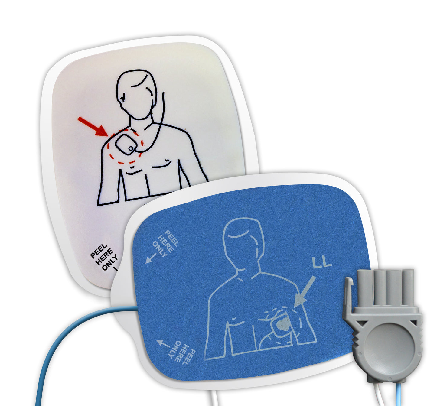 Physio Control Compatible Quick-Combo Defibrillation Pads (Radiolucent)