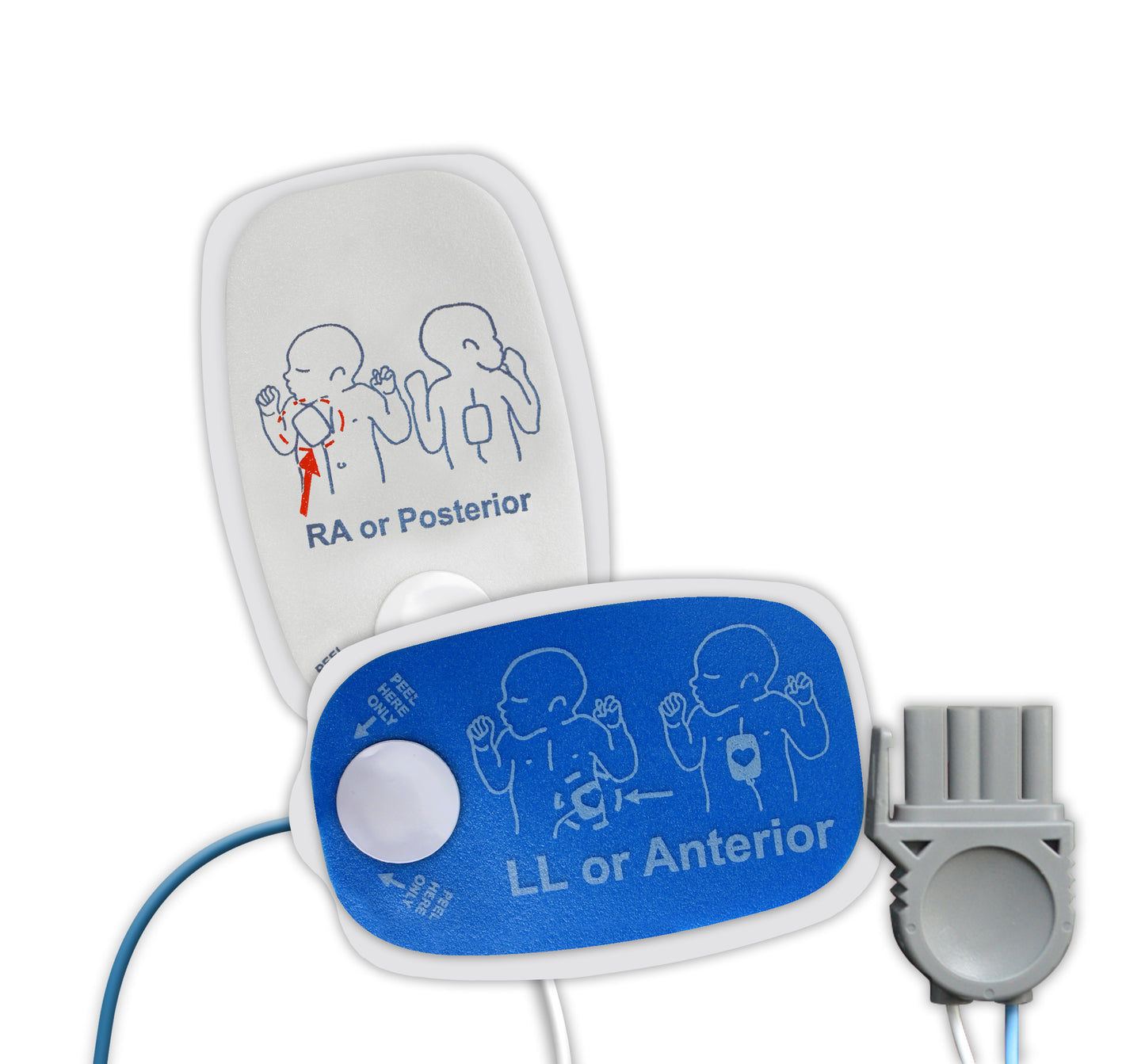 Pediatric Physio Control Compatible Quick-Combo Defibrillation Pads