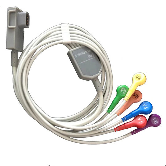 Physio Control 11111-000022 Compatible V Lead Cable