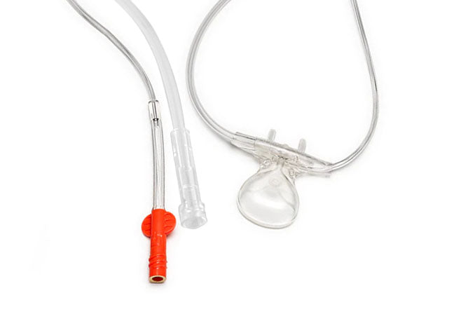 O2/CO2 Split Nasal Sampling Line with Oral Scoop (QTY: 25)
