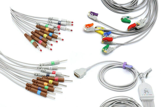 GE Marquette MAC 400/1000 12 Lead EKG Cable AHA