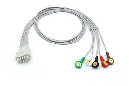 GE Marquette Dash PRO Tram Snap Leadwires ECG Cable