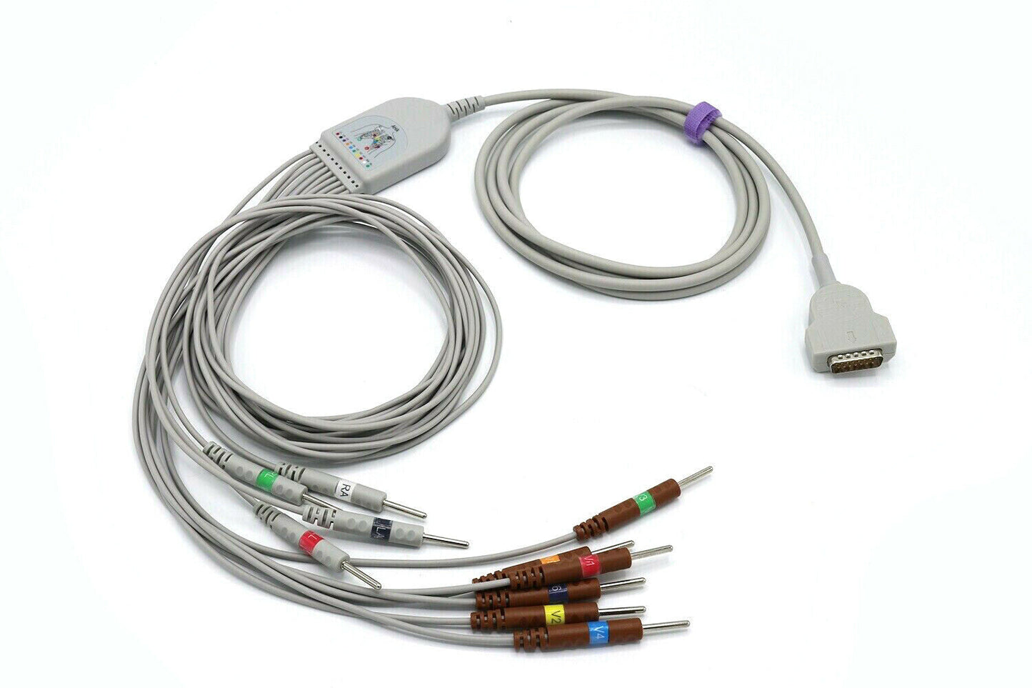 GE Marquette MAC 600/800 12 Leads EKG Cable AHA