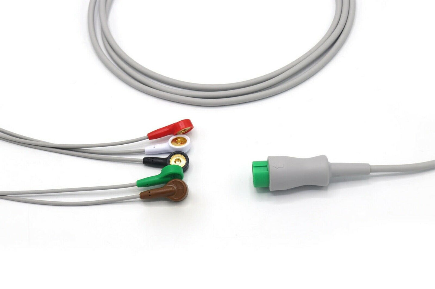 Mindray DPM7 DPM6 12 Pin 3/5 Leads Snap ECG Cable