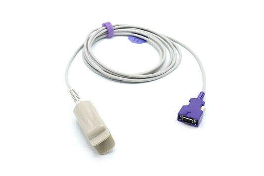 Nellcor DOC-10 OxiMax Spo2 Sensor Adult Clip Compatible