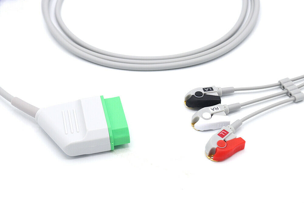 Nihon Kohden Life Scope 3 Lead Compatible ECG Cable Nihon Kohden Life Scope 3 Lead Compatible ECG Cable