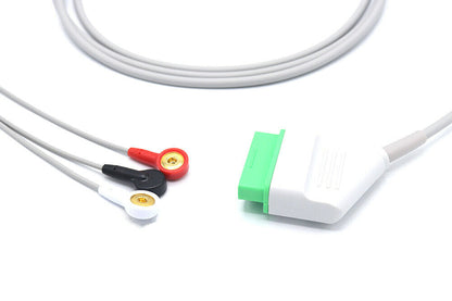 Nihon Kohden Life Scope 3 Lead Compatible ECG Cable