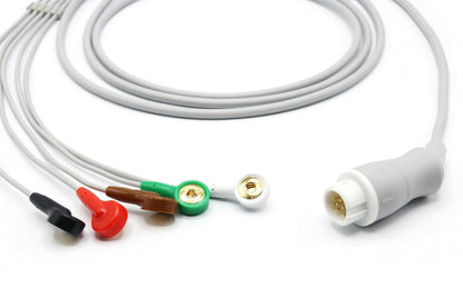 Philips 12 Pin 5 Lead ECG Cable