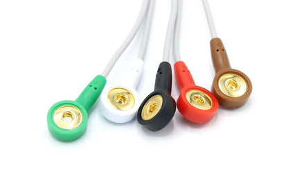 Vivid 7 Leadwires 5 Leads Snap ECG Cable