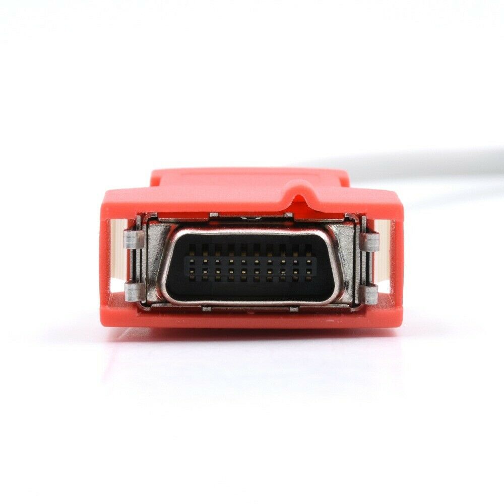 Red LNC SpO2 Adapter Cable 4FT